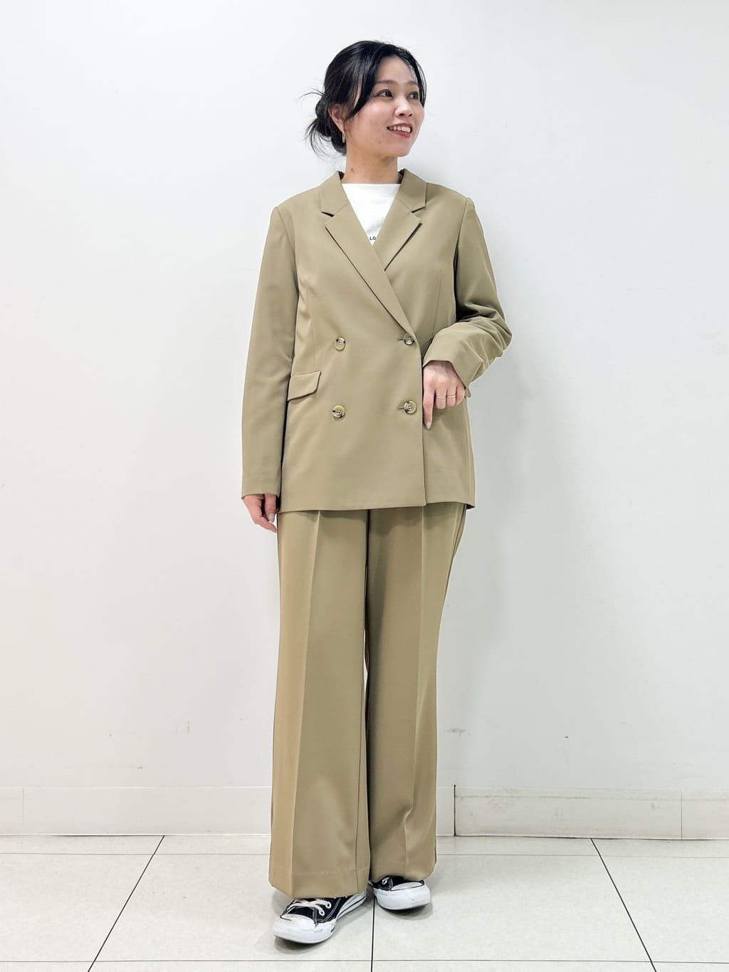 Kaiさんの「Dessin｜【入卒/セレモニー/お仕事/セットアップ可能】ダブルジャケット」を使ったコーディネート