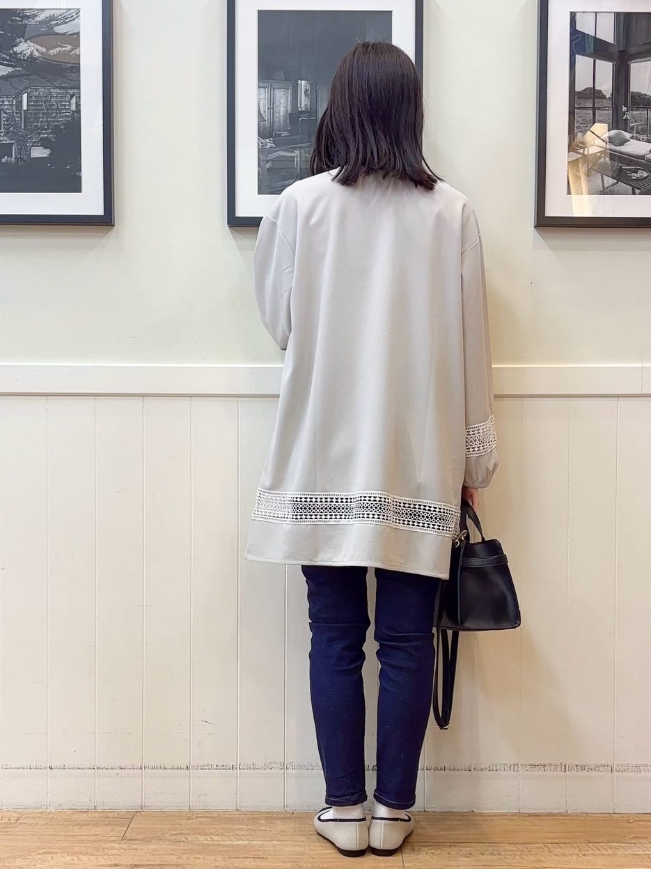えぬさんの「SHOO･LA･RUE｜【SHOO・LA・RUE DENIM】毎日使いたくなる ストレッチデニムスキニーパンツ」を使ったコーディネート