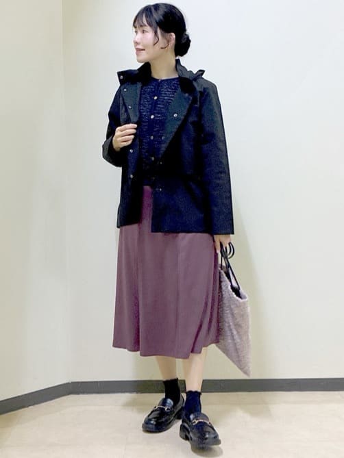  beni_gingerさんの「Reflect｜【すっきり見え／フード取り外し可／通勤におすすめ◎】ライティアウター」を使ったコーディネート