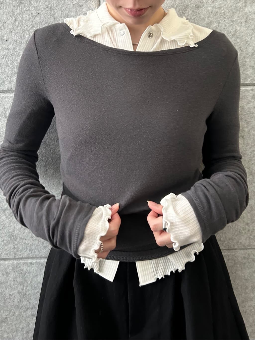 honoka Aさんの「CODE A｜backline elastic pullover」を使ったコーディネート