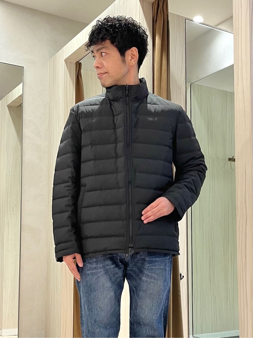 URAさんの「TAKEO KIKUCHI｜【3WAY】ドビー ダウンライナー付ブルゾン」を使ったコーディネート