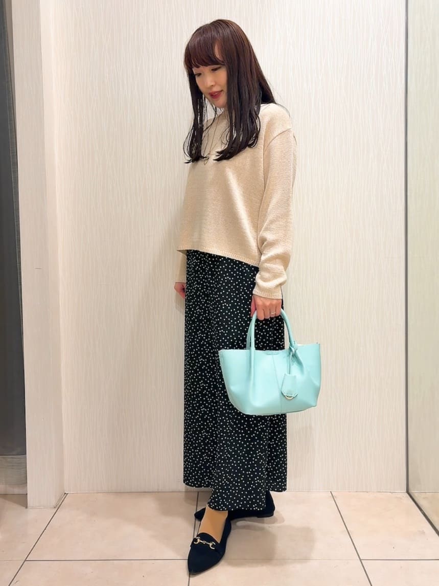 SAHOさんの「UNTITLED｜◆【洗える/光沢感】ファンシーヤーンニット」を使ったコーディネート