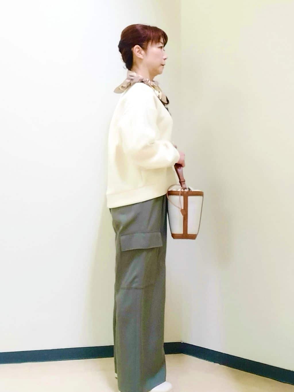 花さんの「Reflect｜チュールレイヤードスリーブプルオーバー」を使ったコーディネート