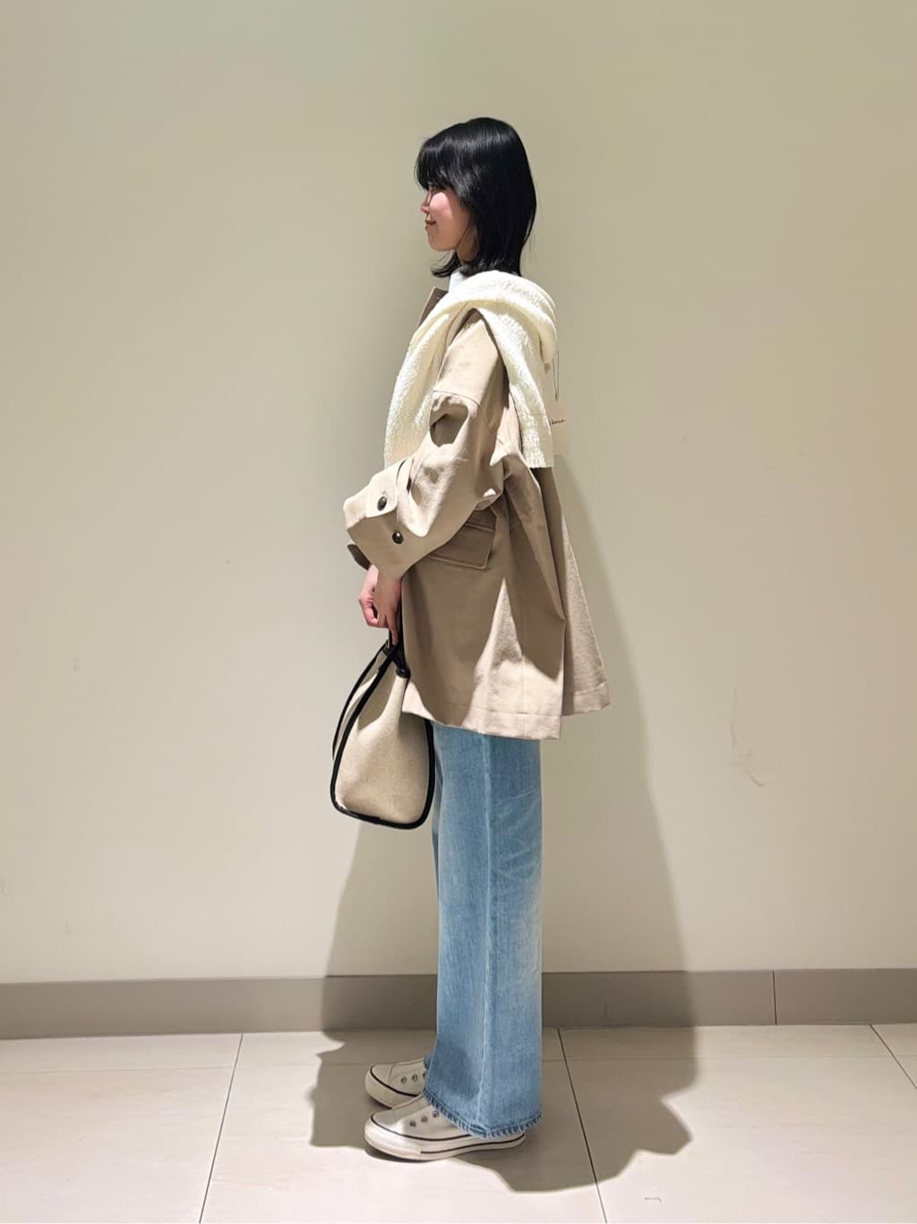 mayuさんの「Dessin｜【洗える】ローゲージコットンニット」を使ったコーディネート