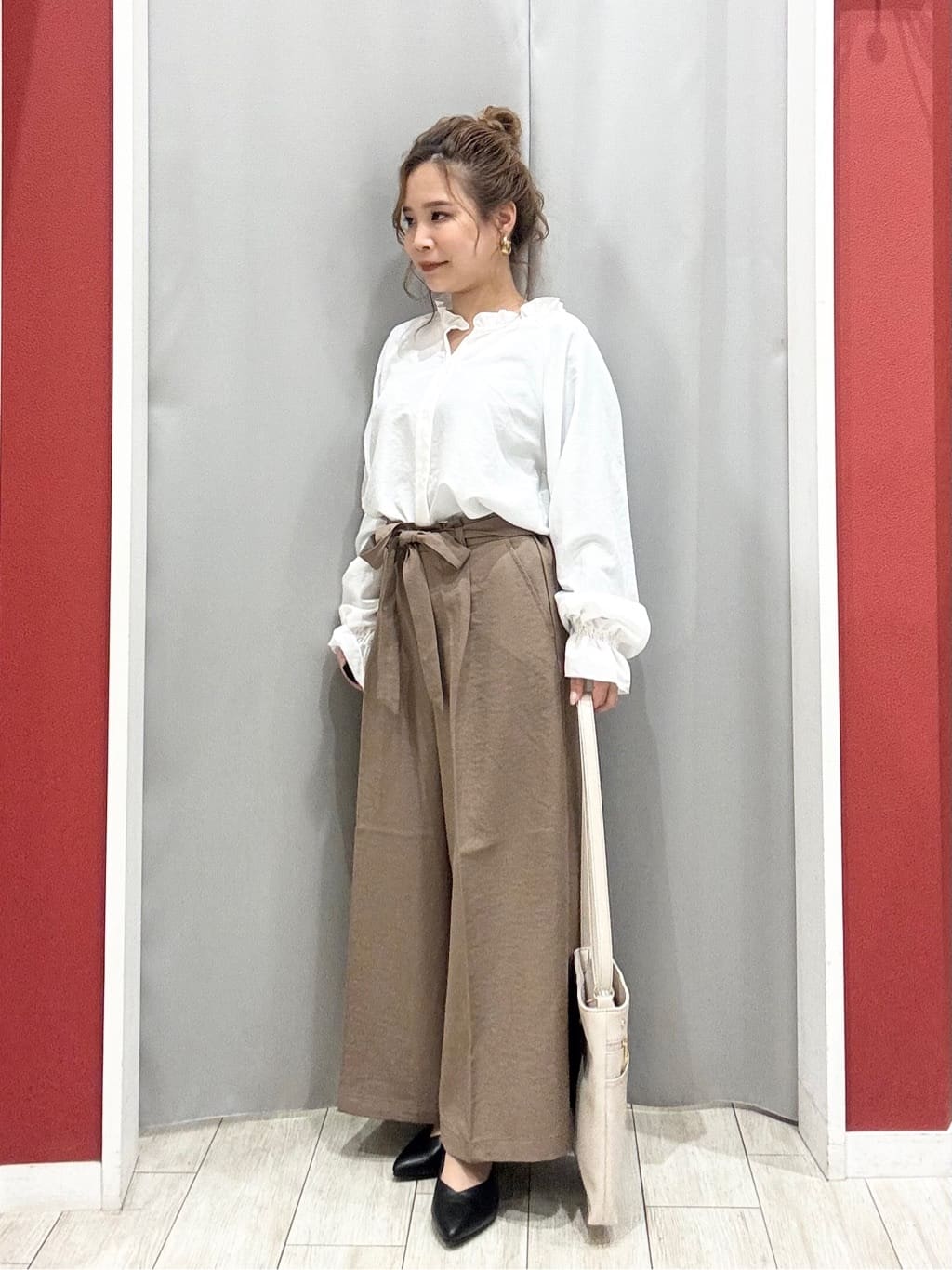 shioさんの「SHOO･LA･RUE｜【SHOO・LA・RUE DENIM/S-LL/高レビュー】大人のための ノーカラーデニムジャケット」を使ったコーディネート
