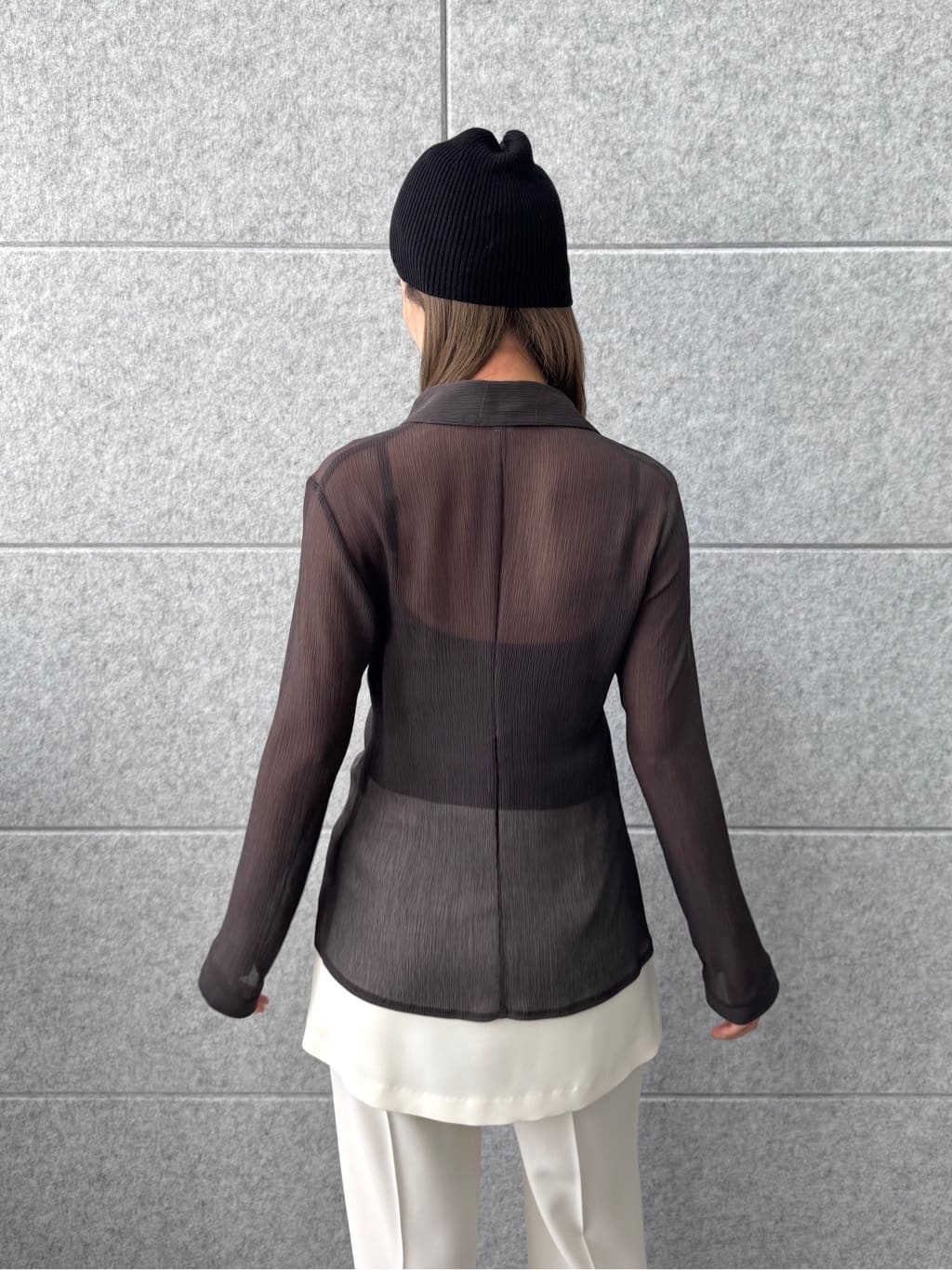 uchi__yamaさんの「CODE A｜thin gather shirts」を使ったコーディネート