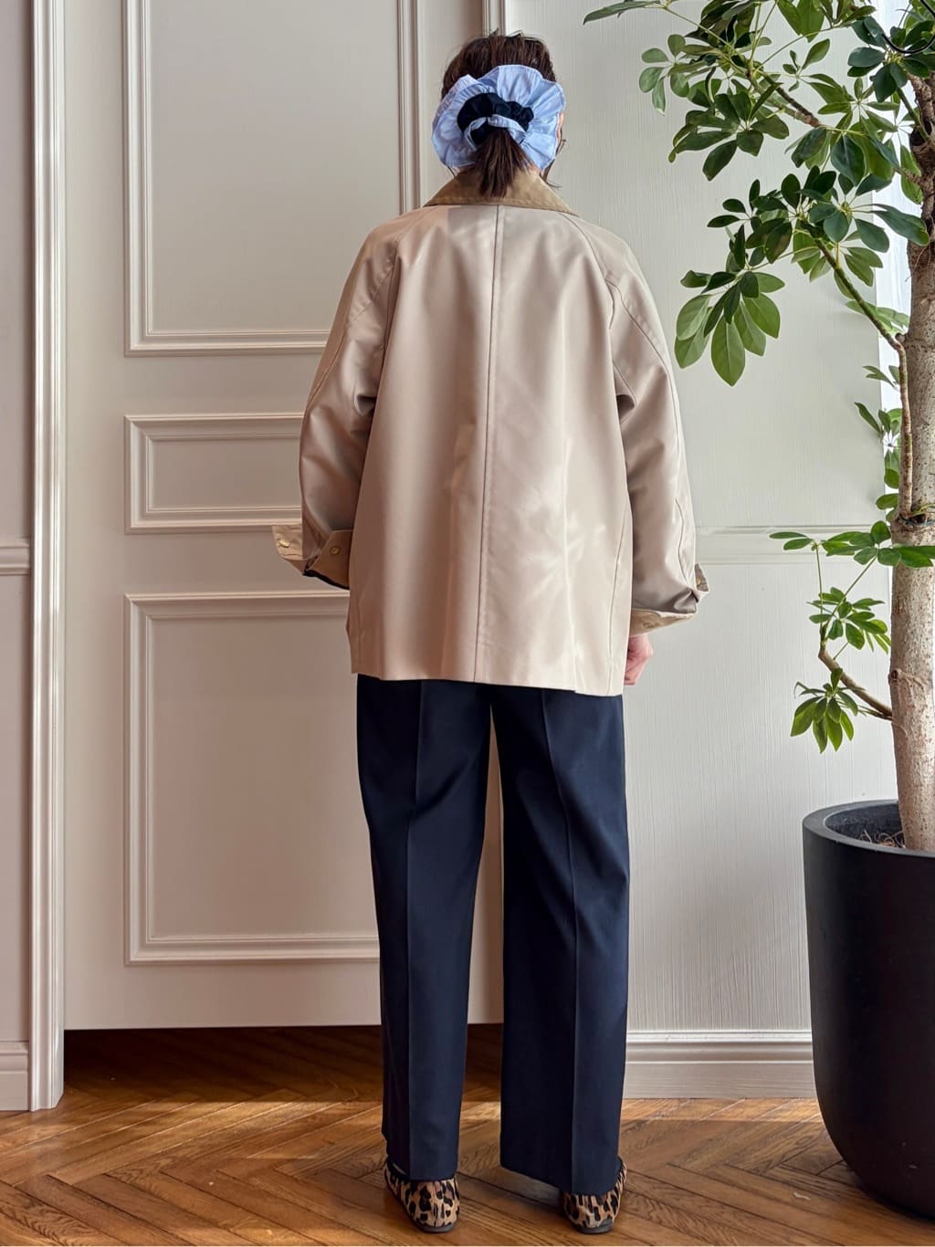 nakaoさんの「DRESSTERIOR｜【ウォッシャブル】コットンシルクハーフスリーブニット」を使ったコーディネート