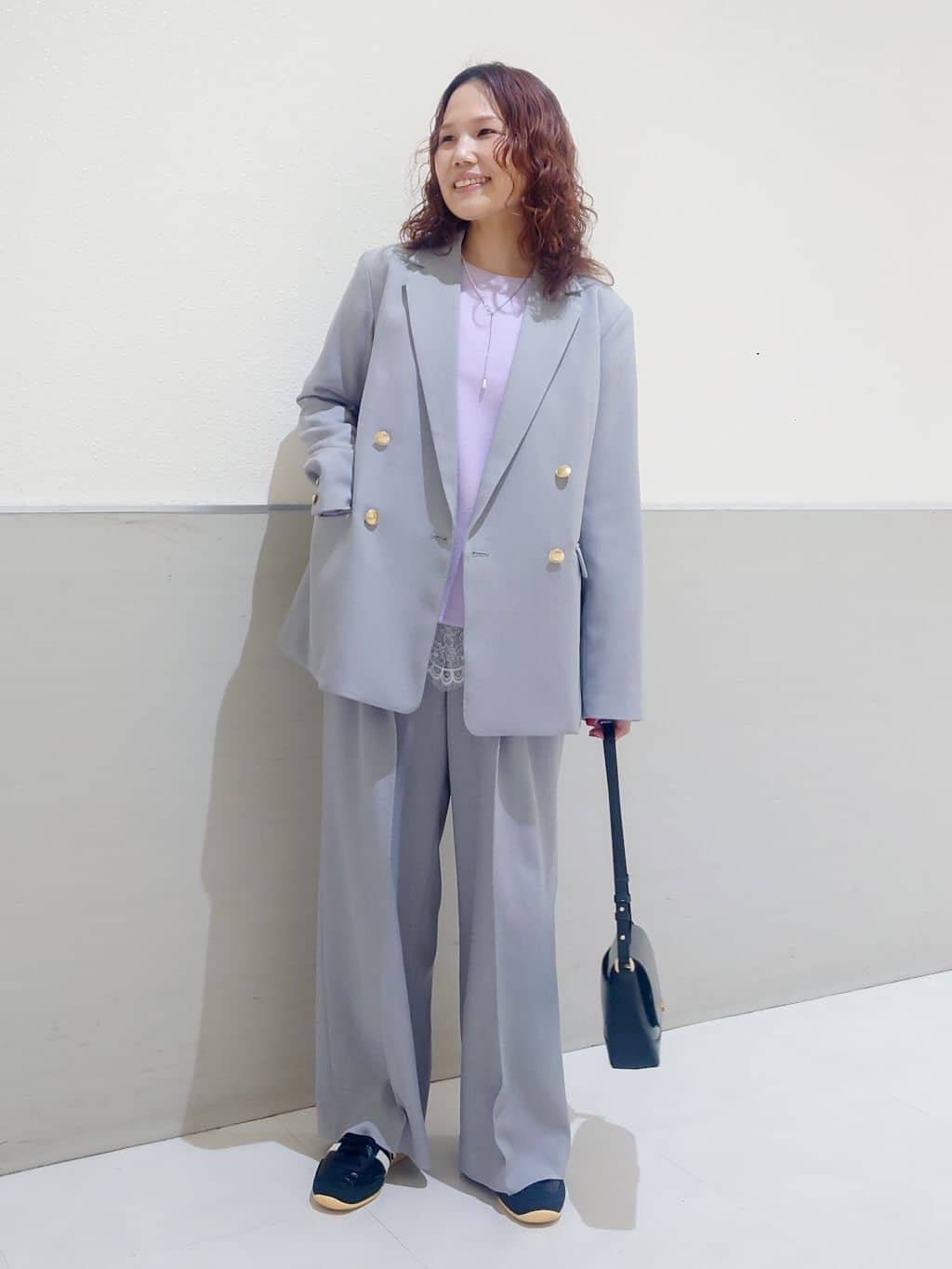 maruさんの「THE SHOP TK｜【S-XLサイズ/選べる6色】どこから見ても美しい ガーターニット/洗濯機OK」を使ったコーディネート