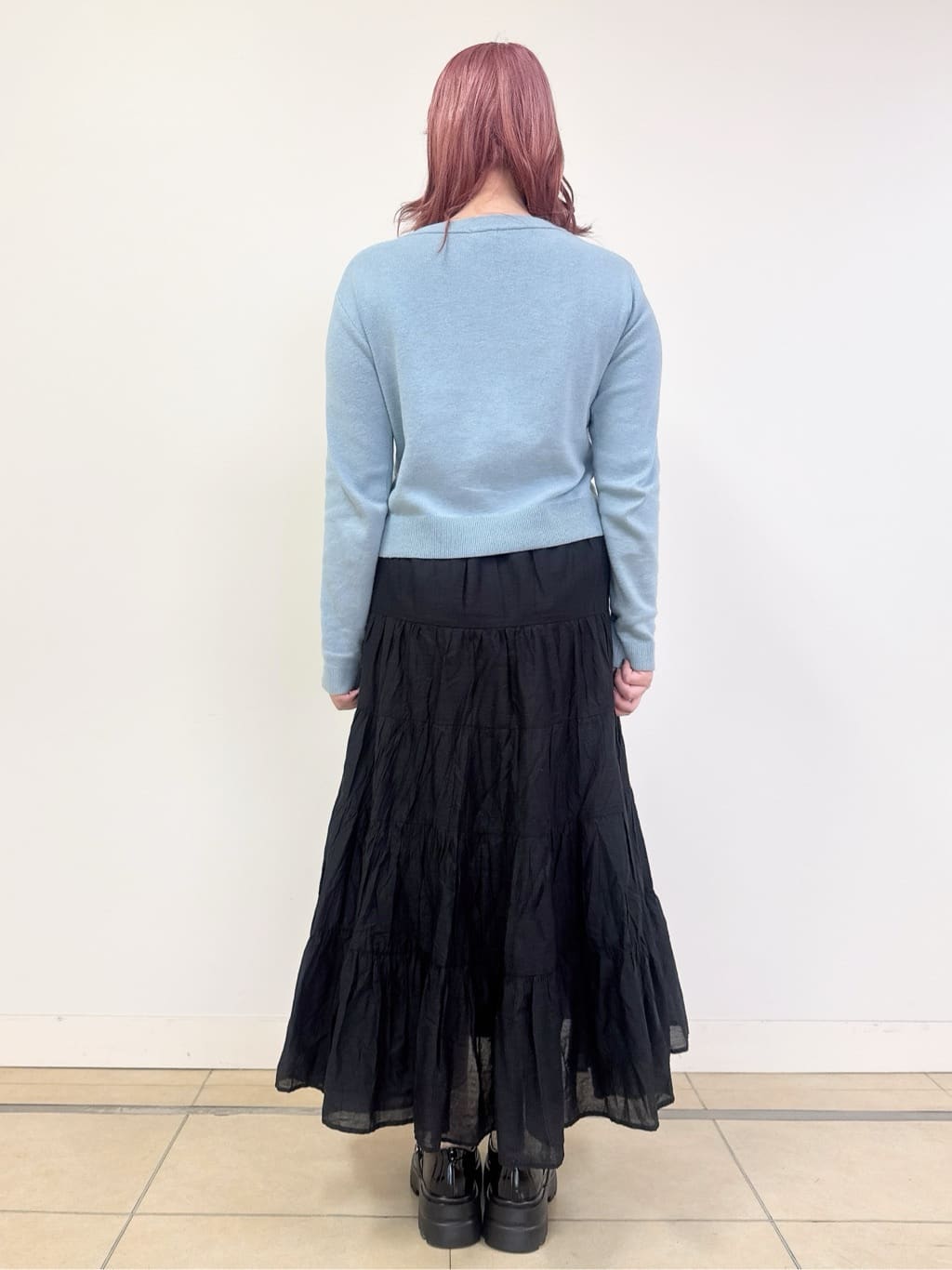 なかもとあきさんの「DRESSTERIOR｜◆ウォッシャブルコットンカシミヤカーディガン」を使ったコーディネート