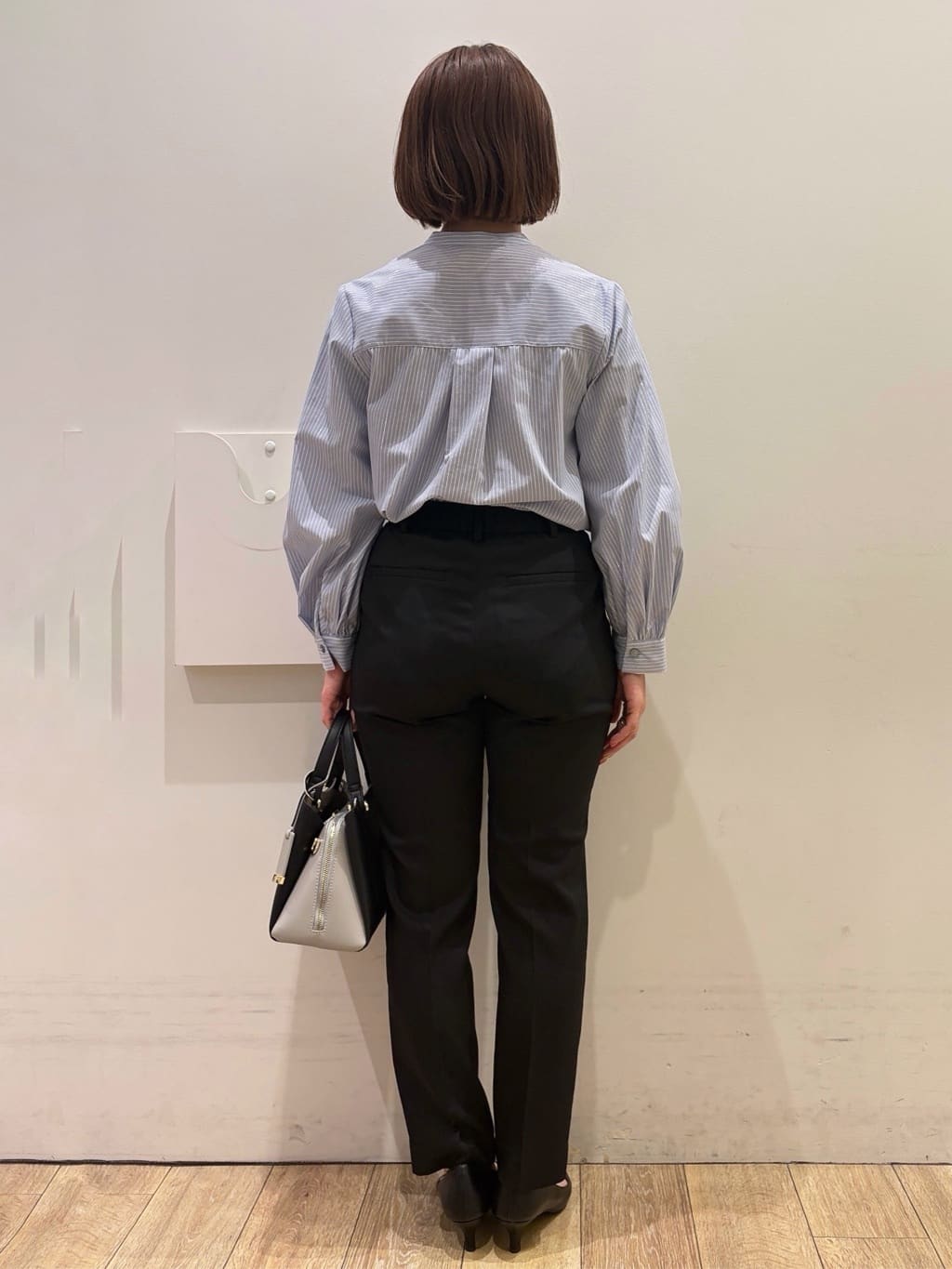 YUKOさんの「index｜ストレッチテーパードパンツ／セットアップ可【洗濯機OK／吸水速乾】」を使ったコーディネート