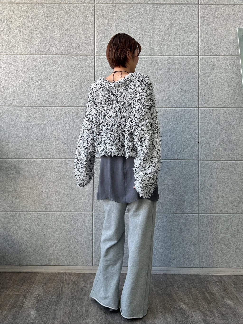 harunaさんの「CODE A｜【Re】ribbon sweat pants」を使ったコーディネート