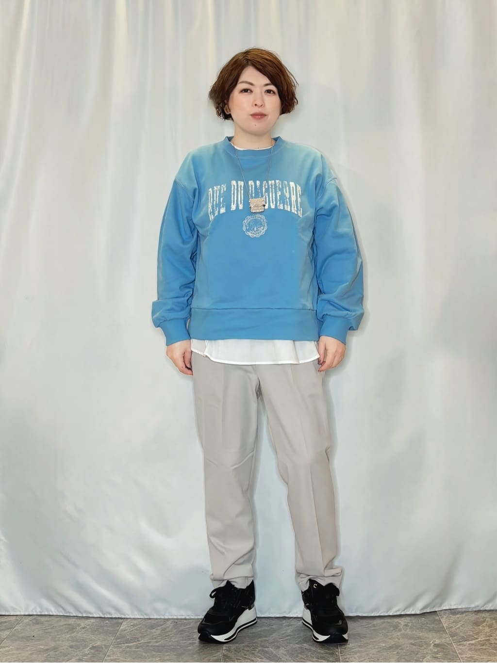 たみさんの「SHOO･LA･RUE｜【S-LL】大人も取り入れやすい BIGシルエット MA－1ブルゾン」を使ったコーディネート