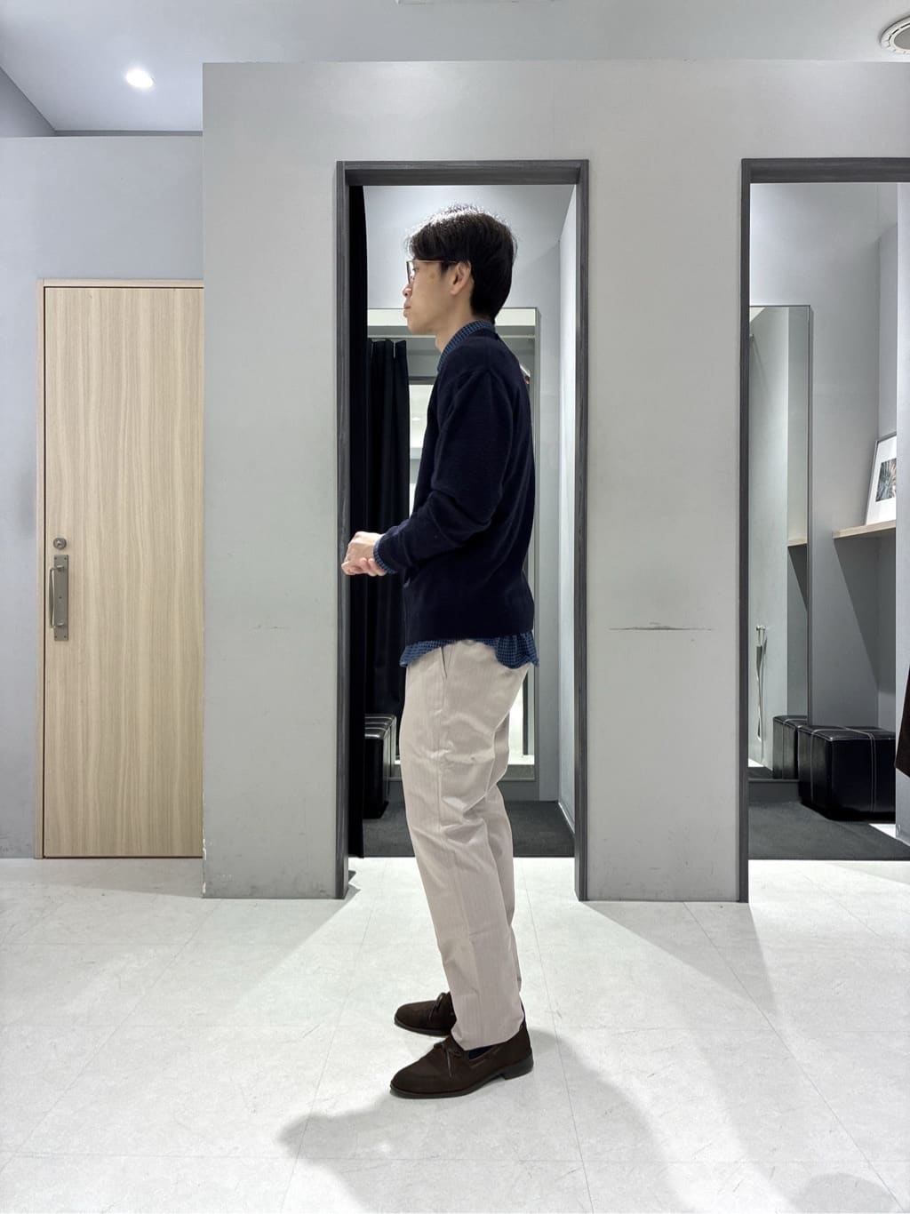 わいずみさんの「TAKEO KIKUCHI｜カラーコンビ ダウンブルゾン」を使ったコーディネート