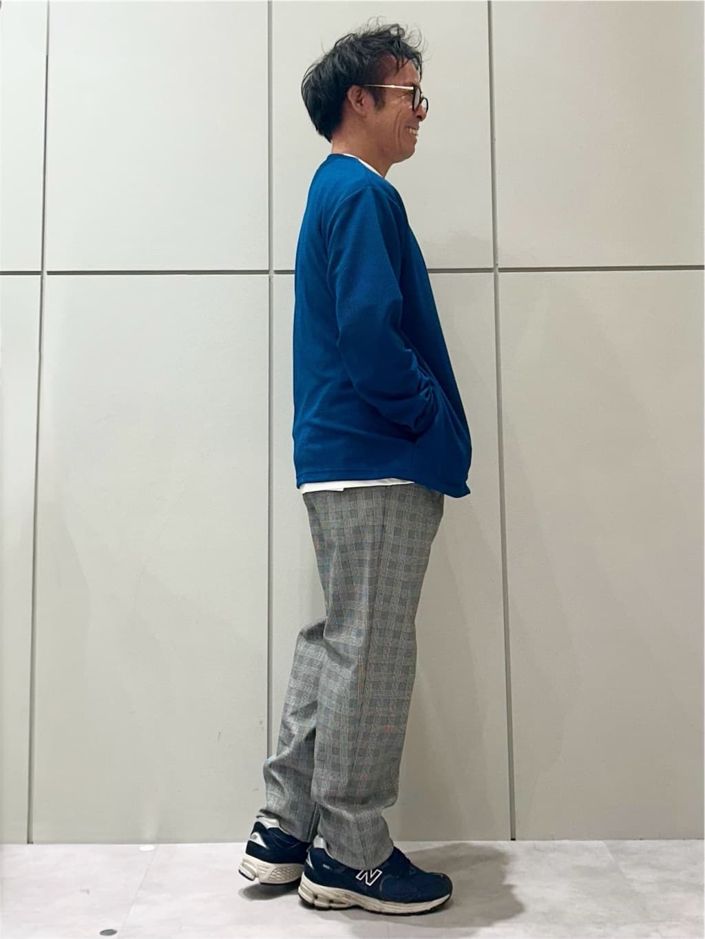 KENJI Iさんの「THE SHOP TK｜【2点セット】カーディガン＋半袖Tシャツ 洗濯機OK」を使ったコーディネート