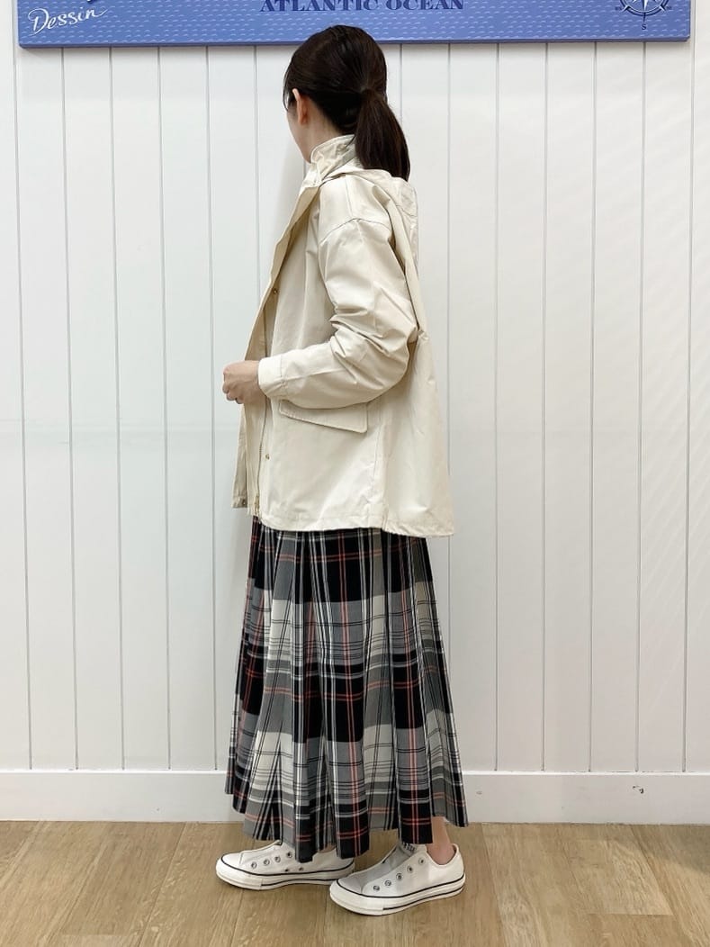 yoshiさんの「Dessin｜【洗える】バイカラーデザインニット」を使ったコーディネート