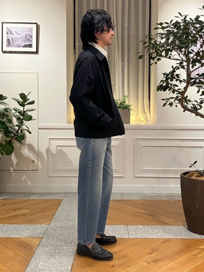 junyaさんの「DRESSTERIOR｜【ウォッシャブル】ウールハリントン ジャケット」を使ったコーディネート