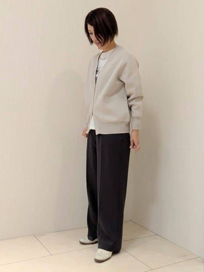 u-macoさんの「UNTITLED｜【コットン100/洗える】フォトロングTシャツ」を使ったコーディネート