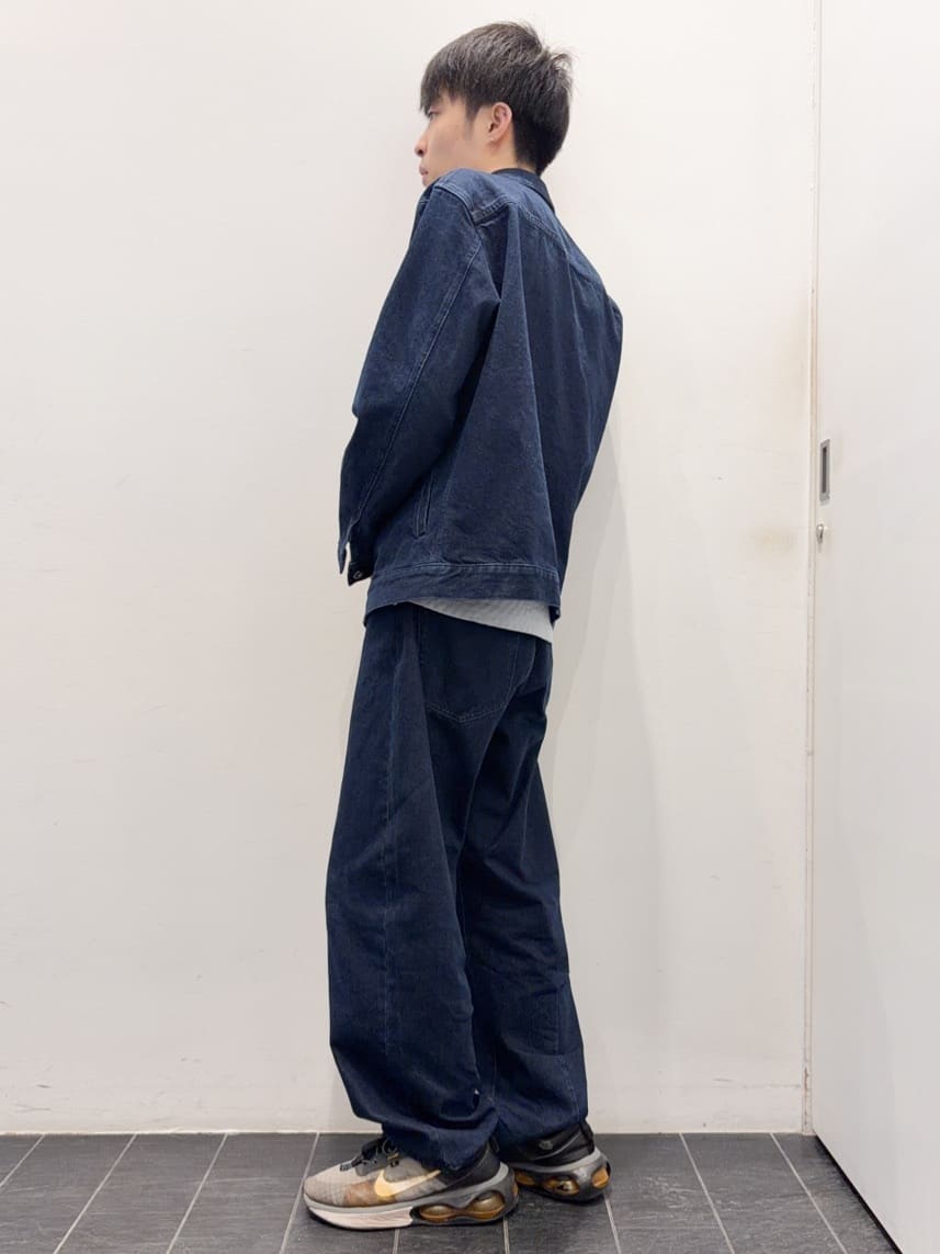 ちびちゃんさんの「THE SHOP TK｜【大人にも取り入れやすい】デニムジャケット セットアップ可/洗濯機OK」を使ったコーディネート