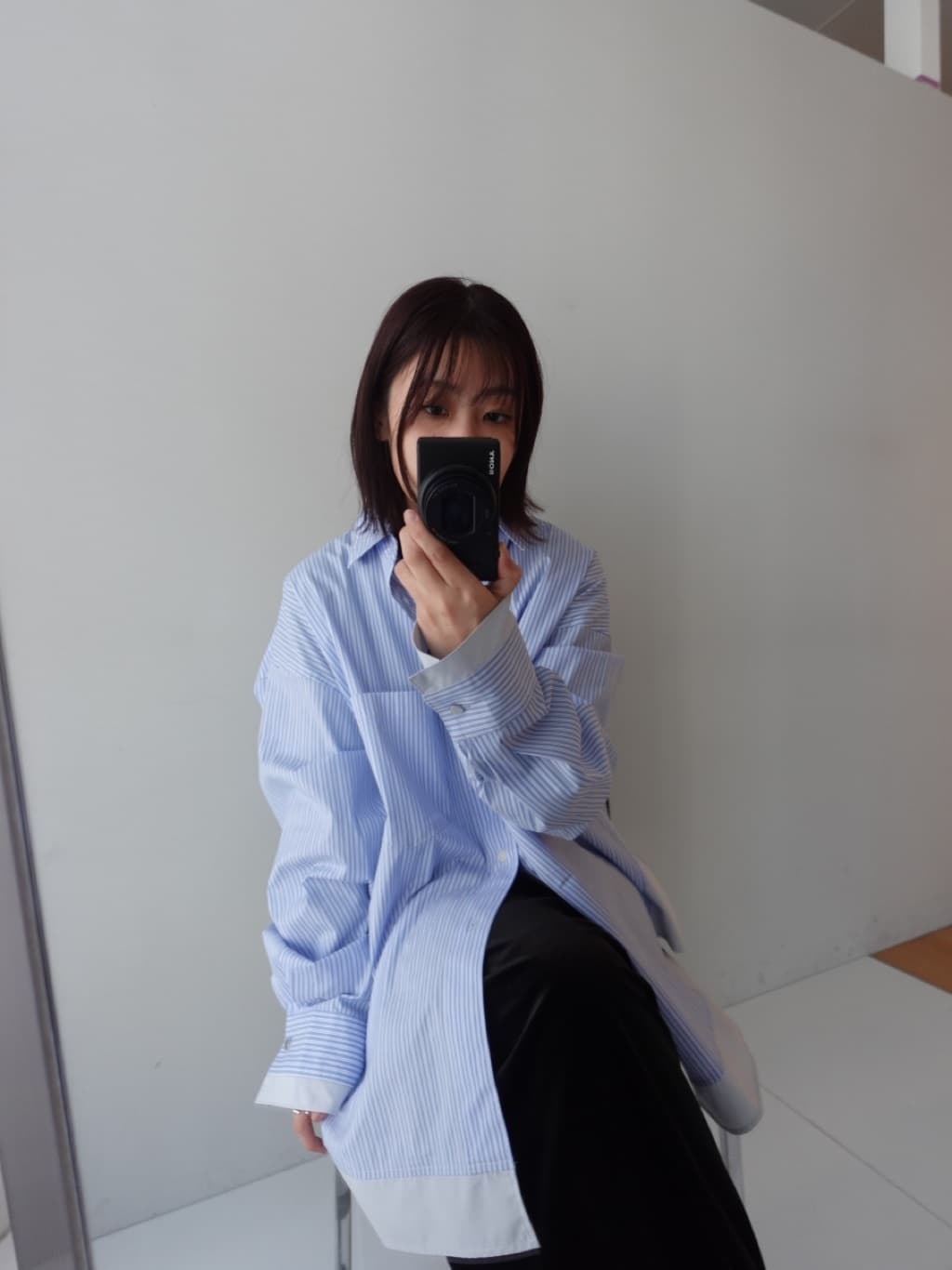 abeさんの「tk.TAKEO KIKUCHI｜レイヤードストライプシャツ」を使ったコーディネート
