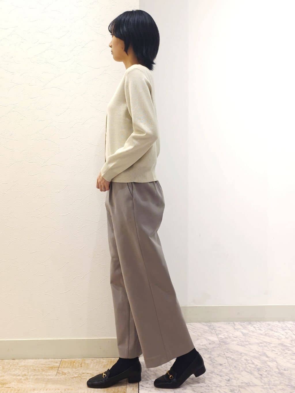 ケイさんの「grove｜スポンジージャージ ワイドパンツ」を使ったコーディネート