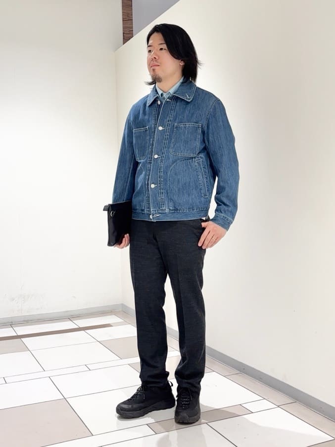 及川さんの「TAKEO KIKUCHI｜【BOWLER HAT LABEL】エクスプローラー Gジャン」を使ったコーディネート