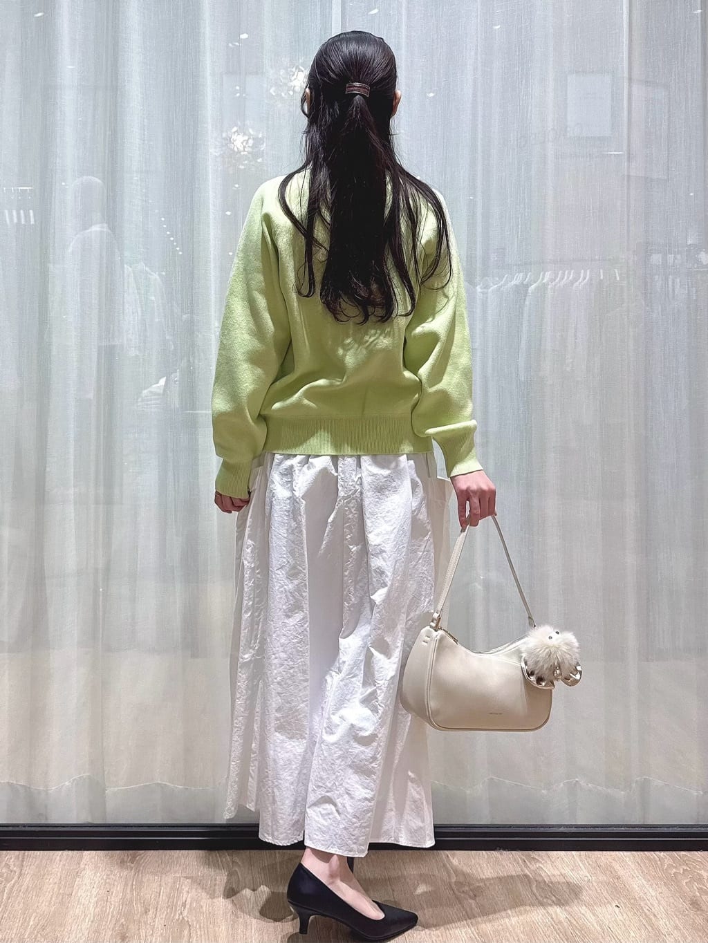 ぞうげさんの「OPAQUE.CLIP｜スウェットライクニット【洗濯機OK】」を使ったコーディネート
