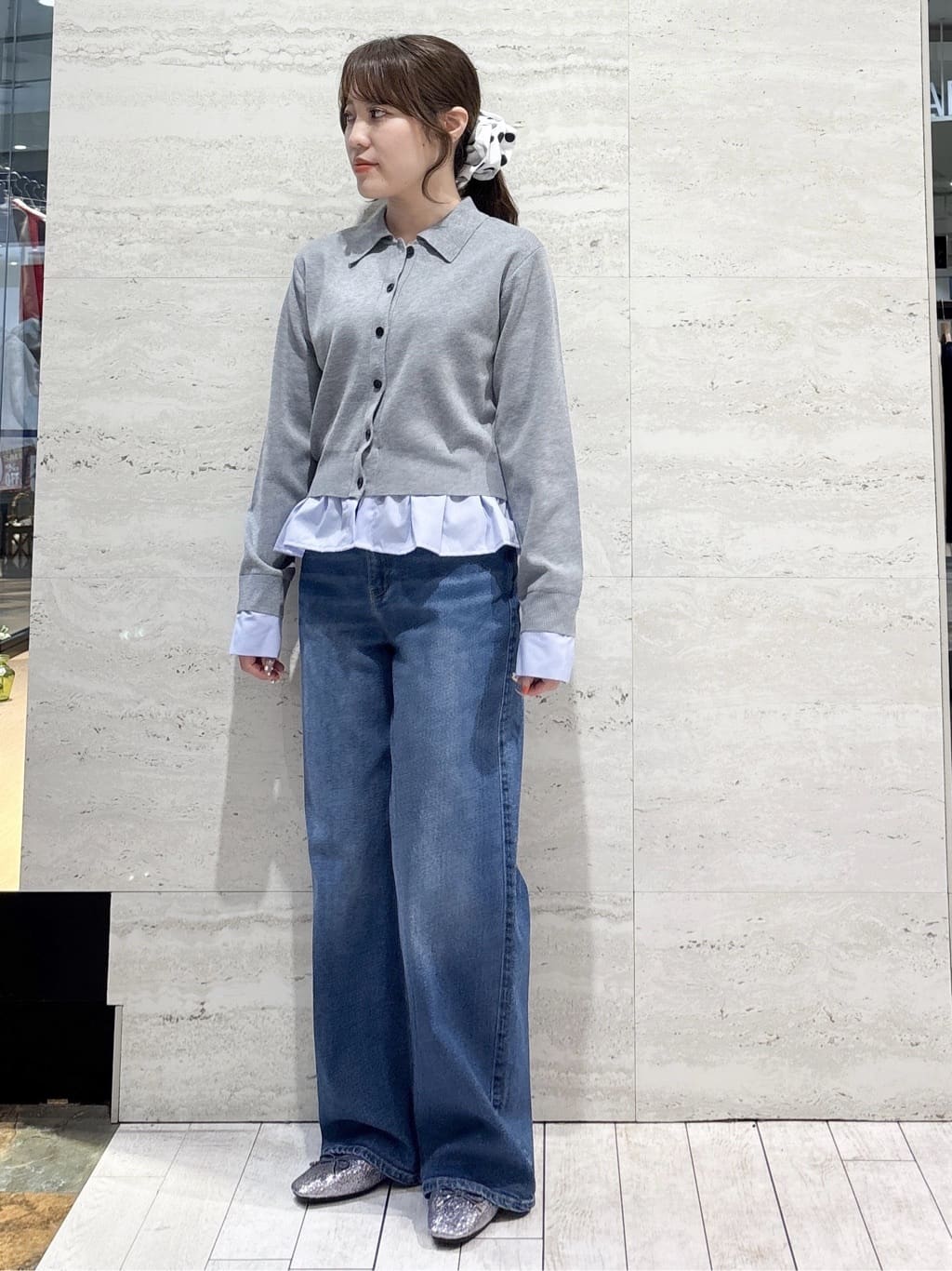 かほさんの「OPAQUE.CLIP｜【低反発】フラットバレエシューズ」を使ったコーディネート