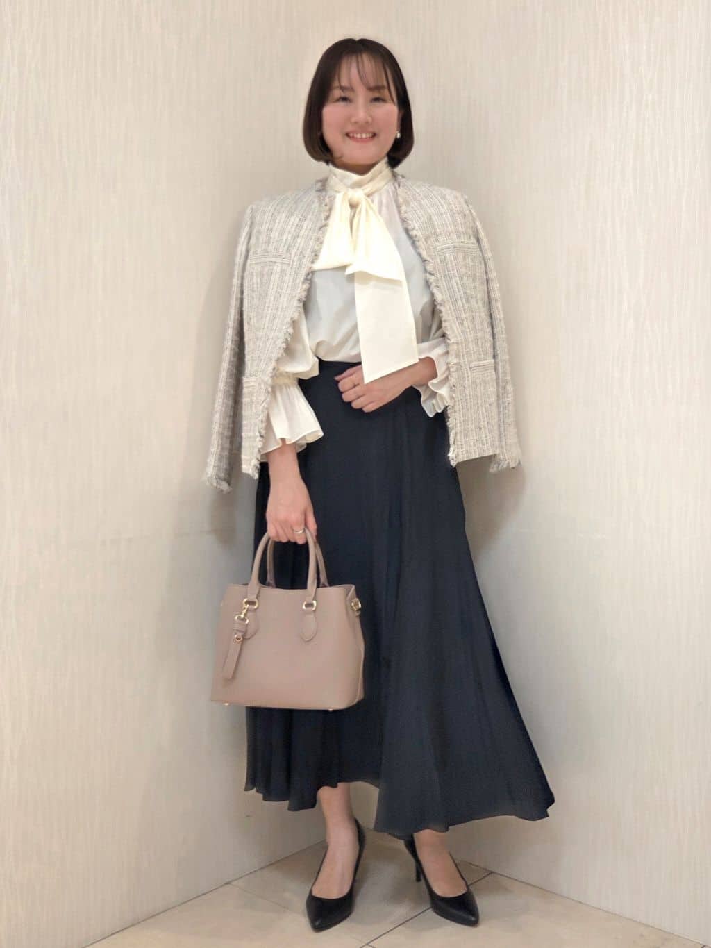naokoさんの「UNTITLED｜【仕事着/スーツ】ファンシーツイード ジャケット」を使ったコーディネート