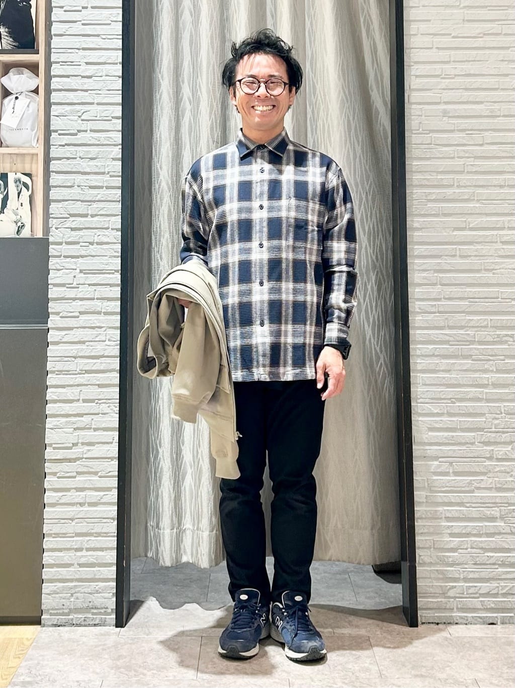 KENJI Iさんの「THE SHOP TK｜FLEX LINE ストレッチリブブルゾン　ストレッチ/防シワ/マシンウォッシャブル/セットアップ可」を使ったコーディネート