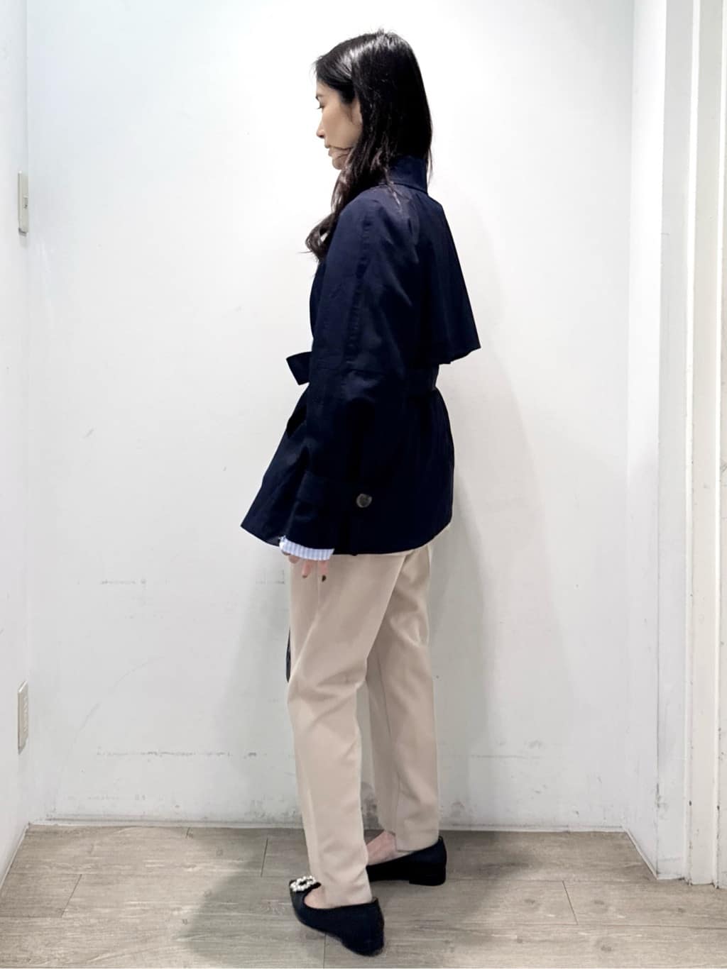 yuicciさんの「OPAQUE.CLIP｜キャンディスリーブシャツ【洗濯機OK】」を使ったコーディネート