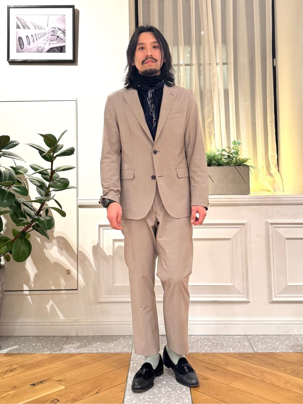 kawarataniさんの「DRESSTERIOR｜【セットアップ可/MonoMax4月号掲載/Safari5月号掲載】CARREMAN ストレッチジャ」を使ったコーディネート