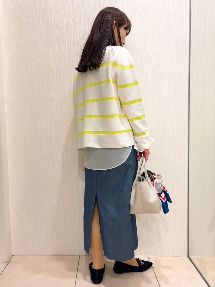 SAHOさんの「UNTITLED｜◆【ゆったり/洗える】クロップドニットプルオーバー」を使ったコーディネート