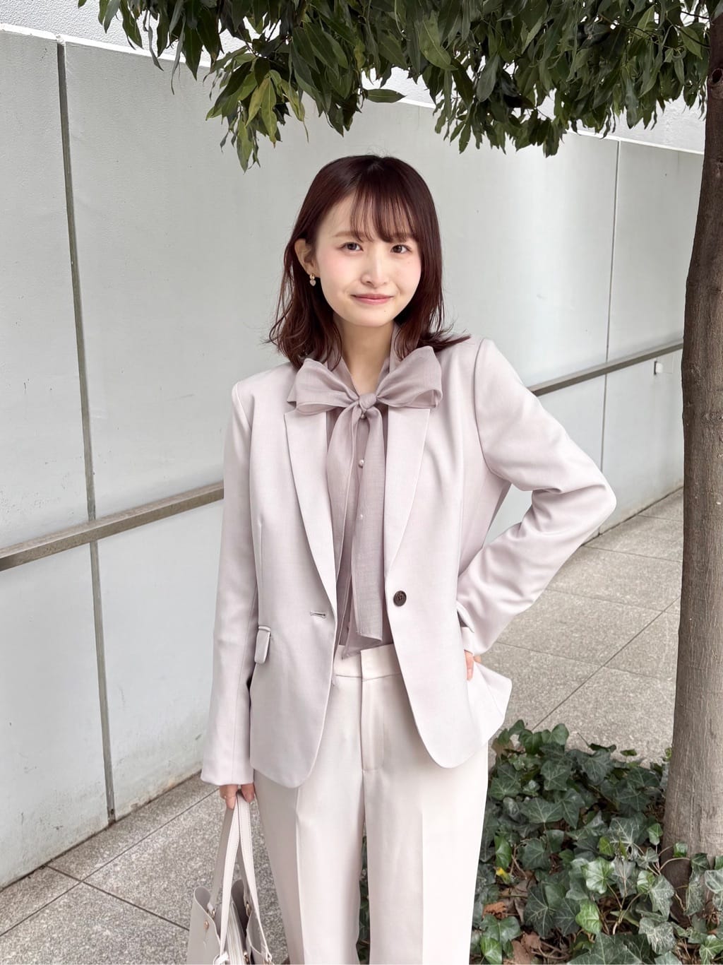 みさかさんの「index｜ストレッチテーラードジャケット／セットアップ対応【洗濯機OK】」を使ったコーディネート