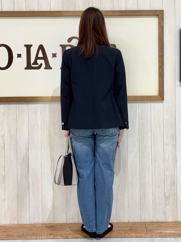 みきぽんさんの「SHOO･LA･RUE｜【セットアップ可/S-LL/洗濯機可】マニッシュに決まる ダブルブレストジャケット」を使ったコーディネート