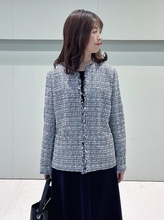 makiさんの「UNTITLED｜【仕事着/スーツ】ファンシーツイード ジャケット」を使ったコーディネート