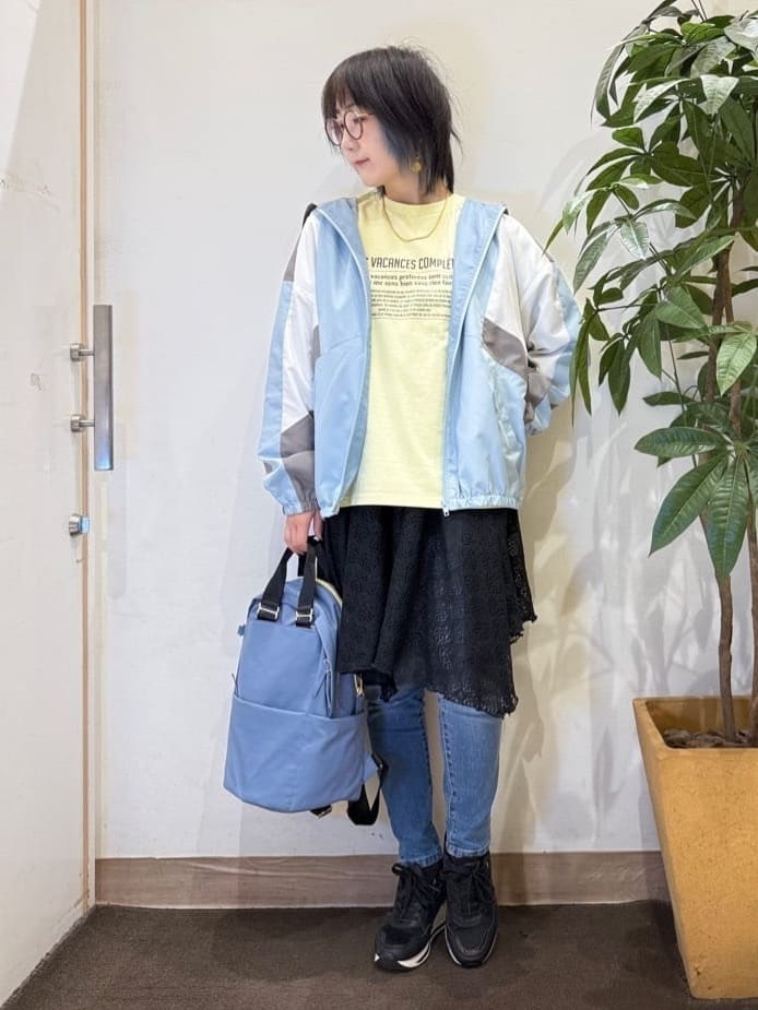 misakiさんの「SHOO･LA･RUE｜【綿100％/S-LL/プチプラ】選べる3柄 プリントアソートロンT」を使ったコーディネート
