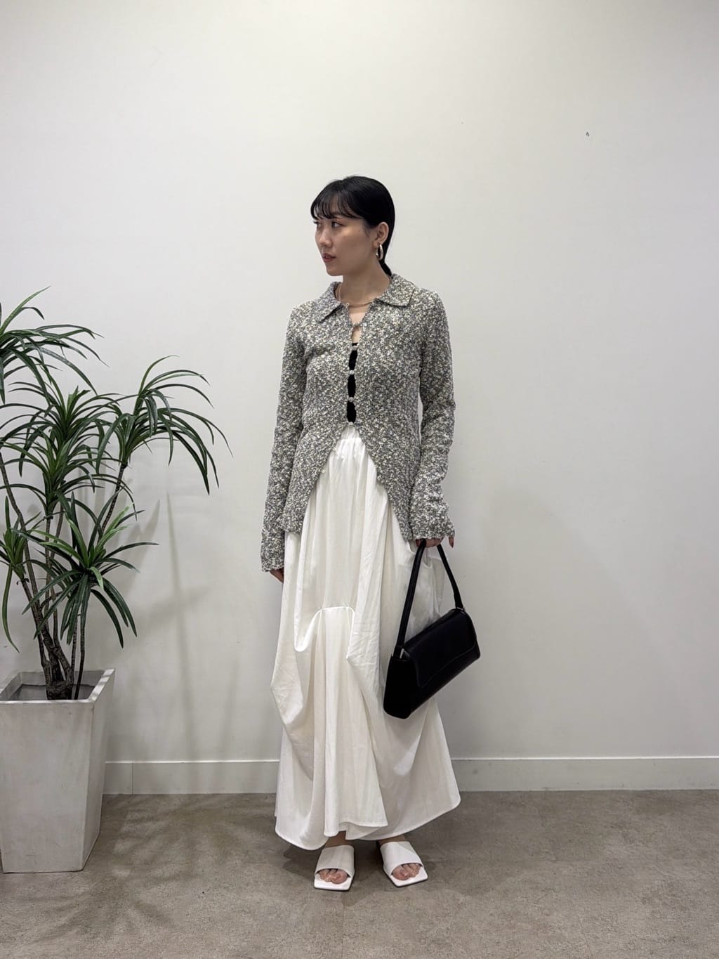 rinaさんの「INDIVI｜ブークレポロニット」を使ったコーディネート