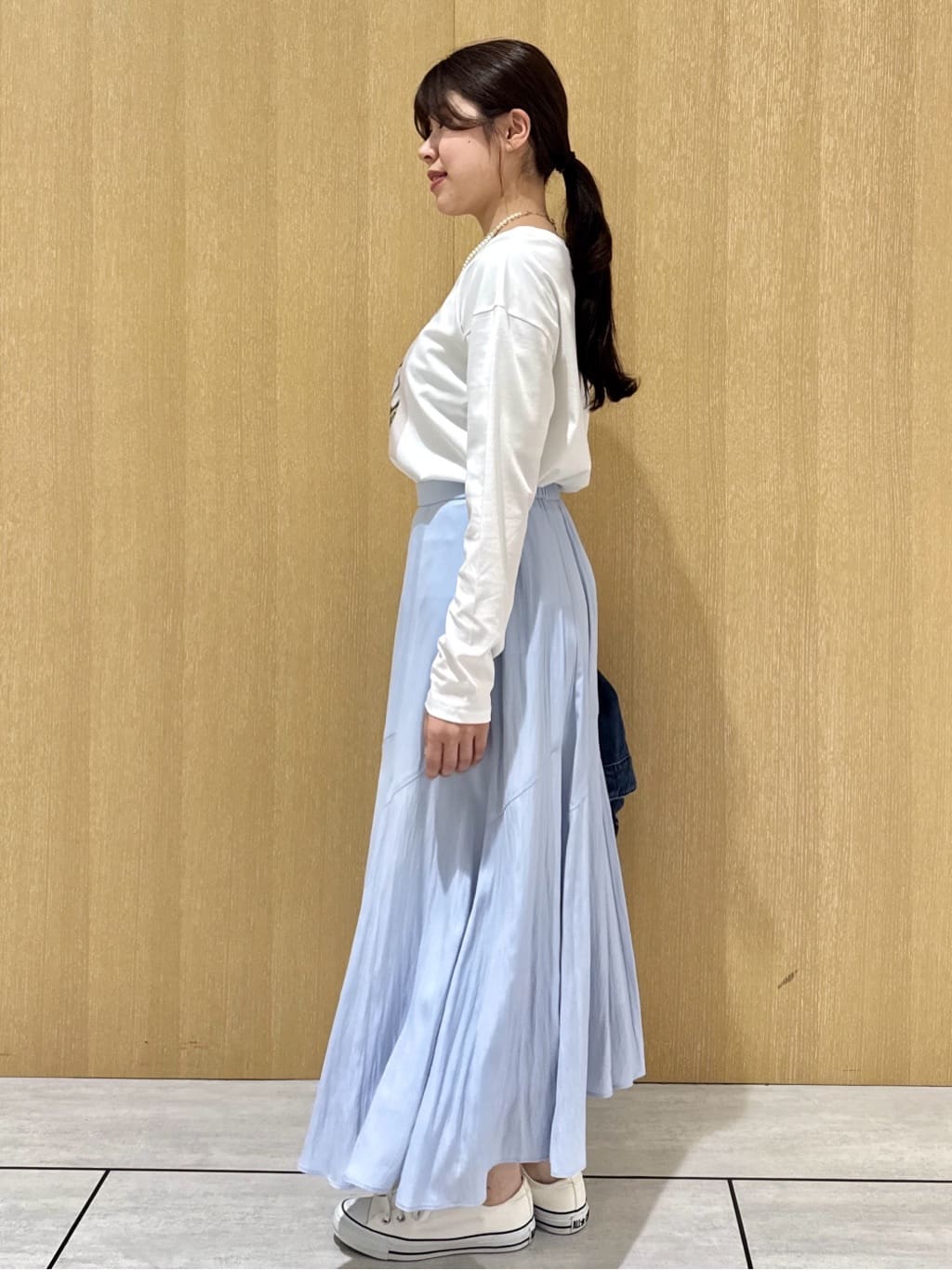 nanaさんの「UNTITLED｜【コットン100/洗える】フォトロングTシャツ」を使ったコーディネート