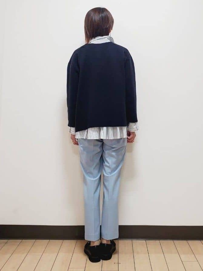yuuさんの「Reflect｜【着回し力◎】ジャケット風ニットカーディガン」を使ったコーディネート