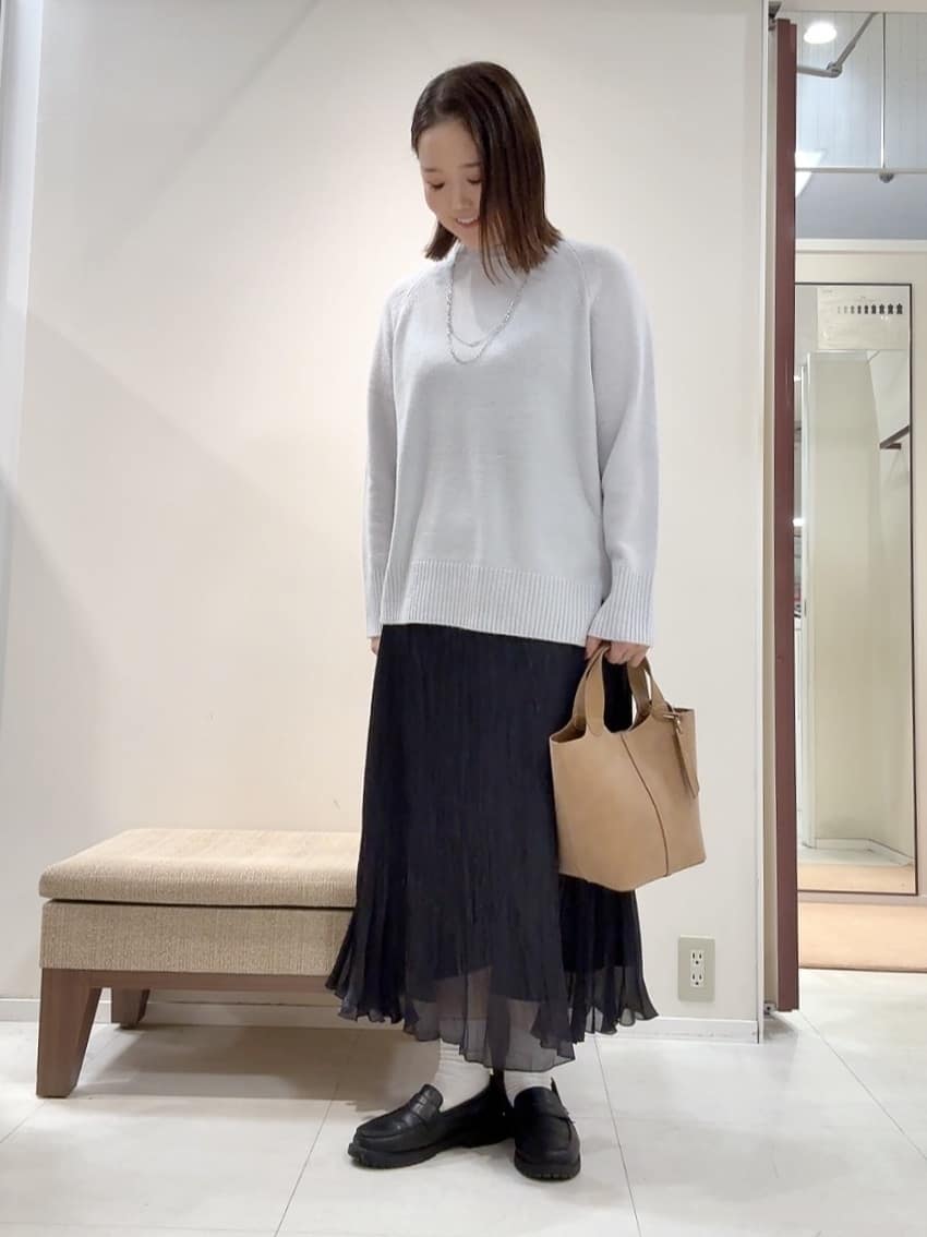YUIさんの「UNTITLED｜【ミディ丈/軽やか】セミラグランリバー コート」を使ったコーディネート