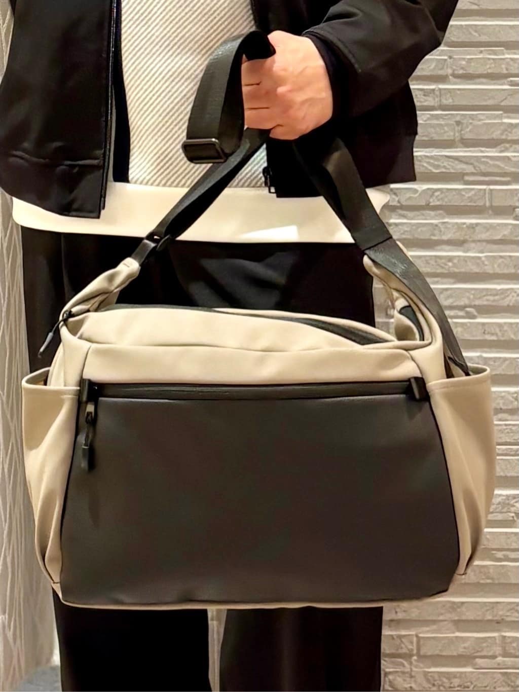 Pーyamaさんの「THE SHOP TK｜FLEX LINE ストレッチリブブルゾン　ストレッチ/防シワ/マシンウォッシャブル/セットアップ可」を使ったコーディネート