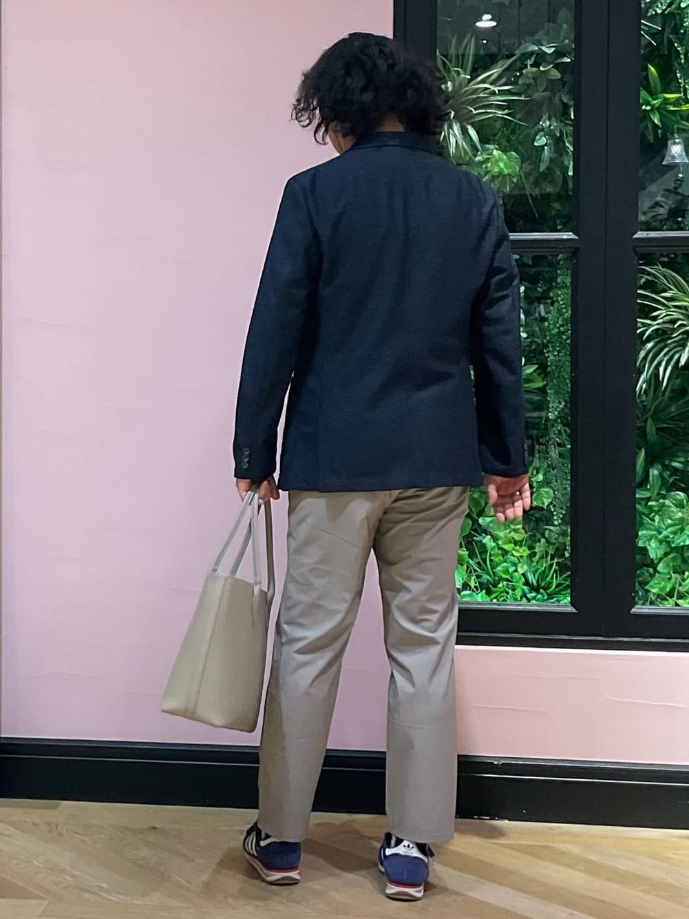 Nagaseさんの「DRESSTERIOR｜【ウォッシャブル】コットンシルク クルーニット」を使ったコーディネート