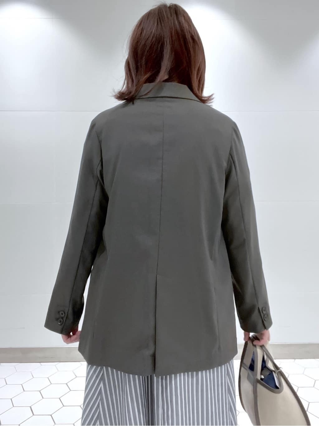 Makinoさんの「Dessin｜【セットアップ可/洗える】ダブルストレッチジャケット」を使ったコーディネート