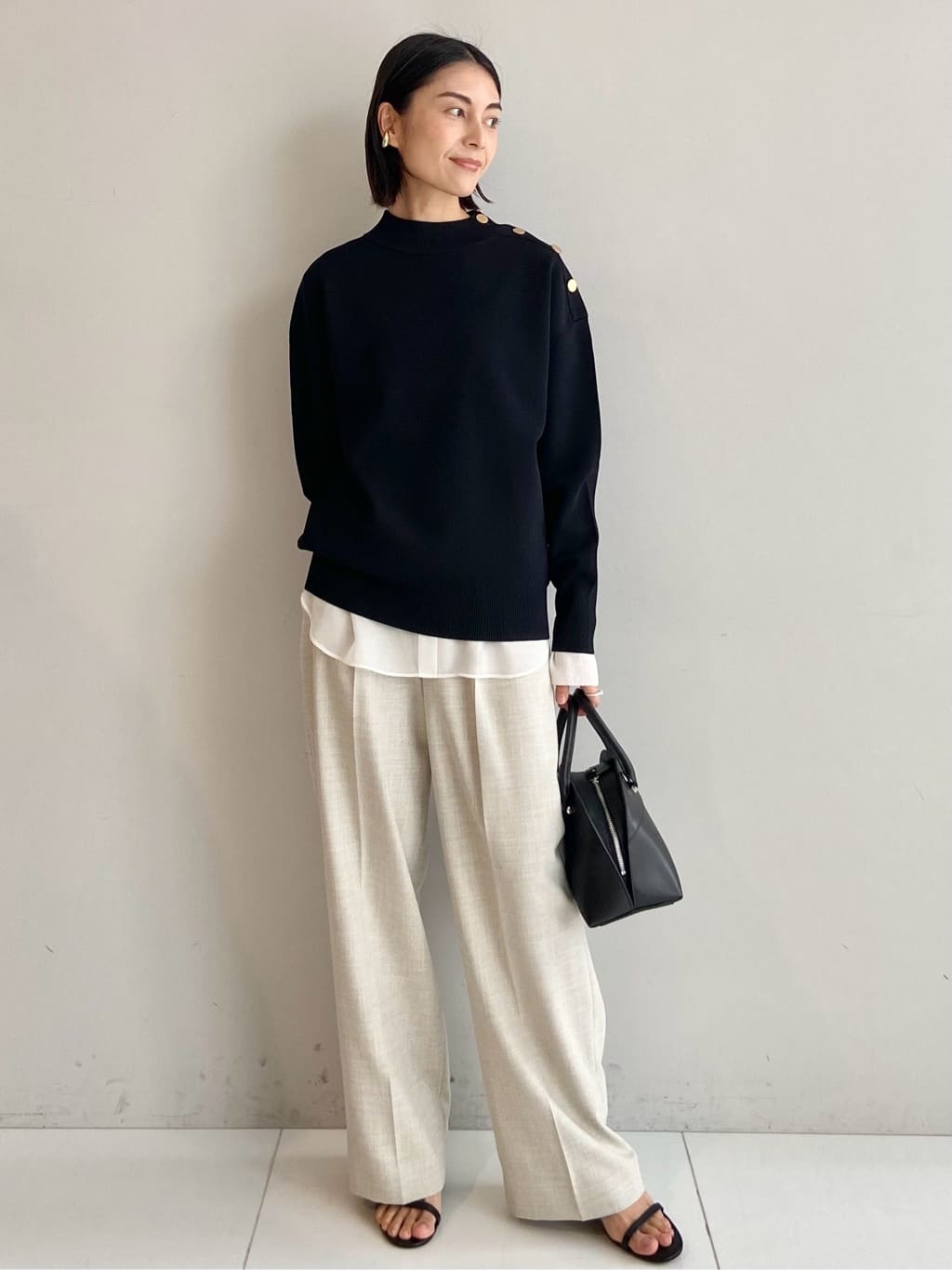 AYAさんの「UNTITLED｜【洗える】ミラノリブニット」を使ったコーディネート