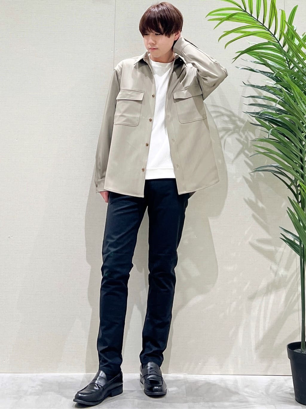 SHI-MAさんの「THE SHOP TK｜FLEX LINE  カバーオール　ストレッチ/防シワ/マシンウォッシャブル/セットアップ可」を使ったコーディネート