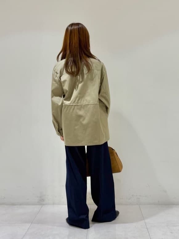 kyokaさんの「UNTITLED｜◆【はっ水】ライトコットンミリタリーコート」を使ったコーディネート
