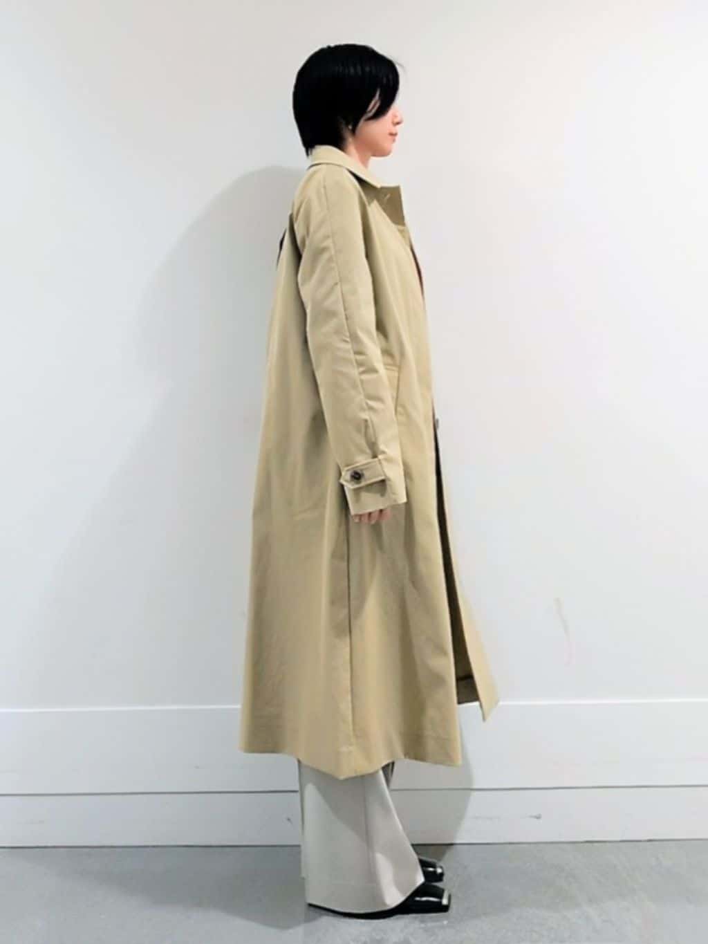 ミズタさんの「UNTITLED｜◆【はっ水/洗える】タスランステンカラーコート」を使ったコーディネート