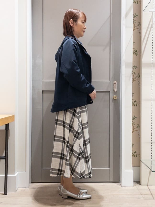 おみつさんの「grove｜【撥水】きれいめに着こなせるマウンテンパーカ」を使ったコーディネート