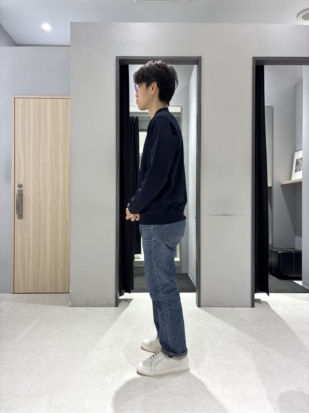 わいずみさんの「TAKEO KIKUCHI｜カラーコンビ ダウンブルゾン」を使ったコーディネート
