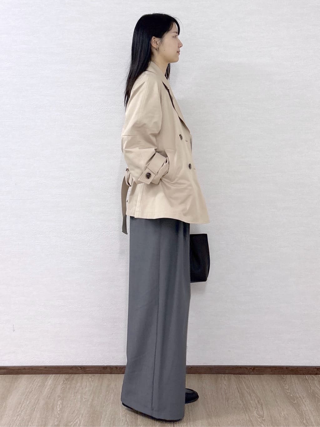 sachikoさんの「OPAQUE.CLIP｜ミドルトレンチコート【洗濯機OK】」を使ったコーディネート